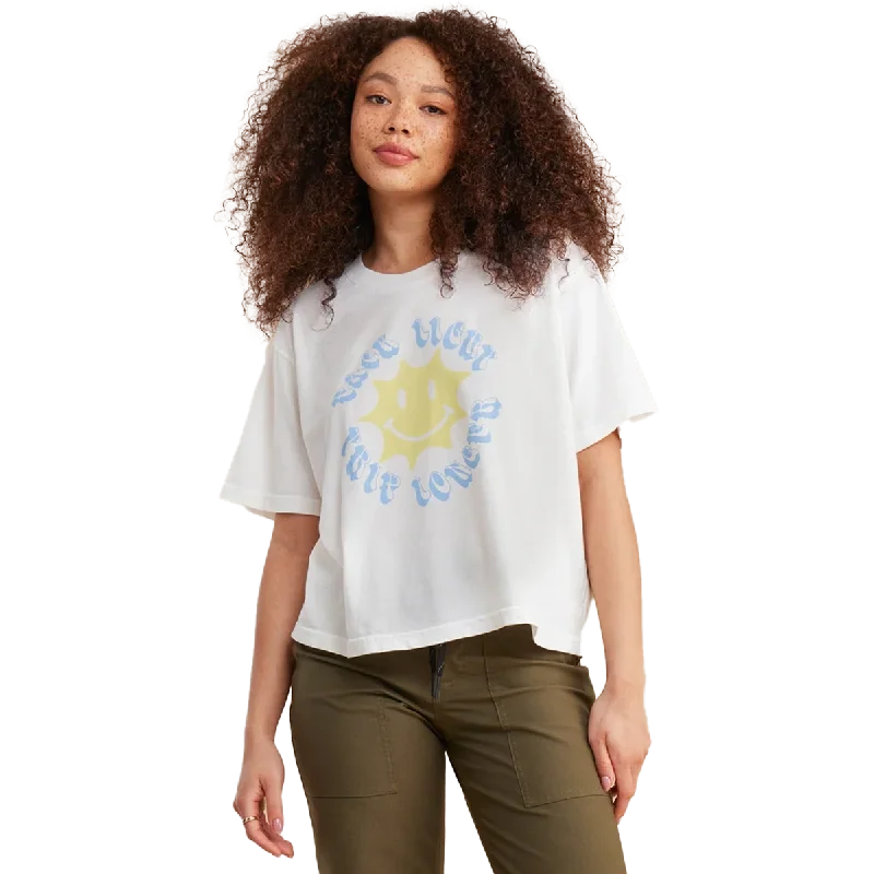 Weekend Bargains Await You Women's Pack Light Boxy Crop Tee