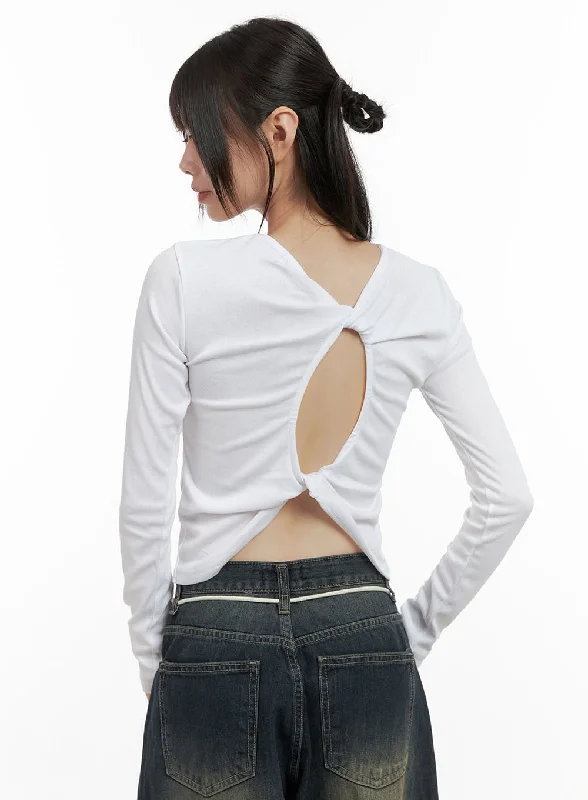 Major Deal Twist Detail Crop Top CS410