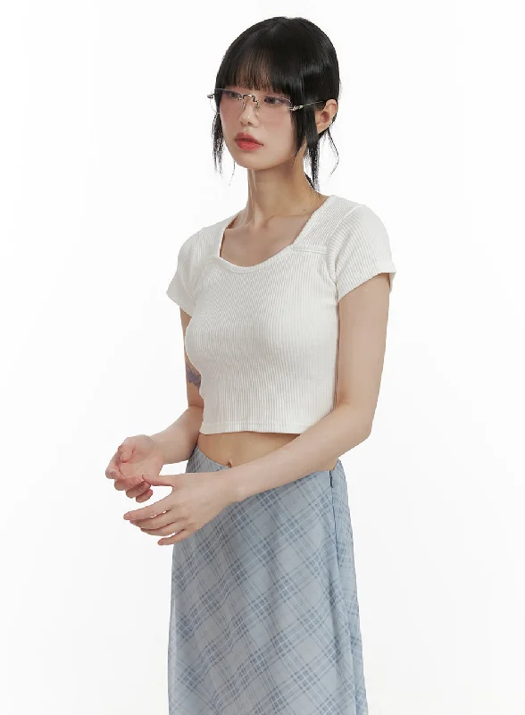 Weekend Offers That Please Cotton Crop Tee CU413