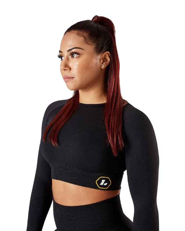 Weekend Savings Sensation Aspire Long Sleeve Crop top