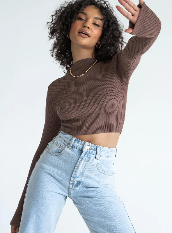 Online Deal Arthur Long Sleeve Top Brown