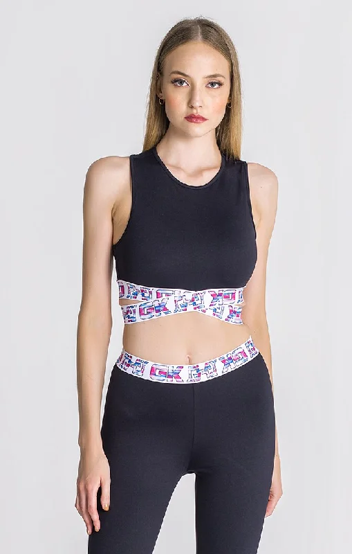Best Seller Black GK Play Crop Top