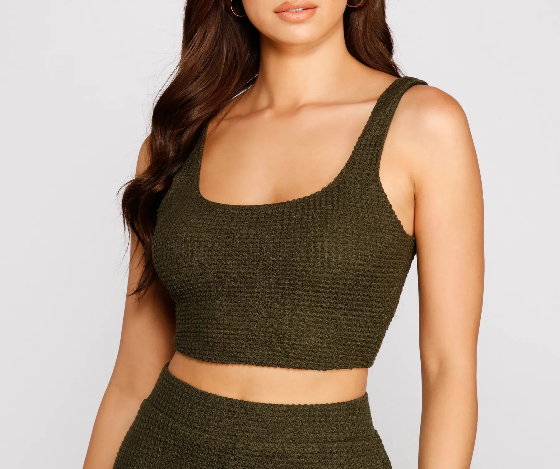 Weekend Deals That Please Trendy Textures Sleeveless Knit Tank