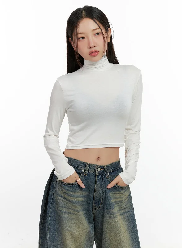 Now Available Solid Spandex Crop Top CN412