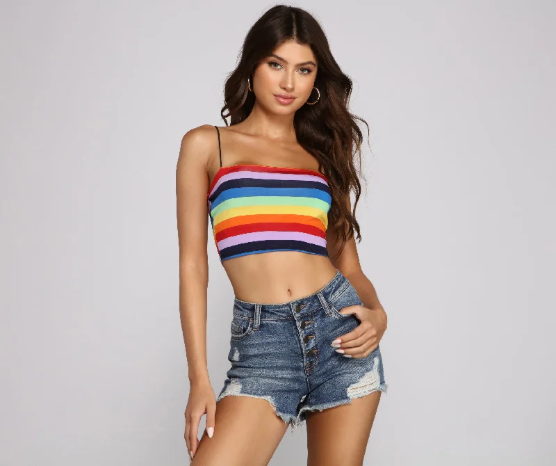 Weekend Bargains to Indulge In Bold Beauty Cropped Tank Top
