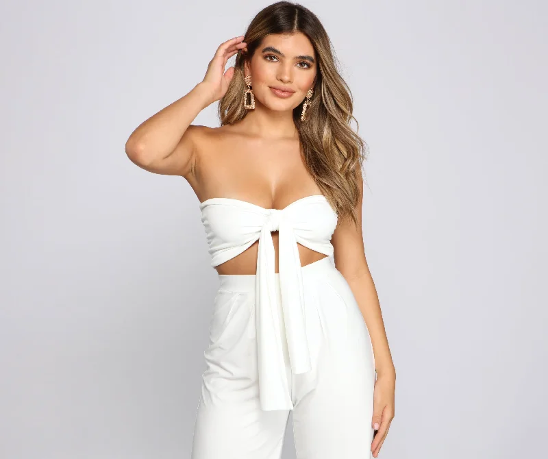Weekend Savings Fiesta Whisked Away Tie Front Top