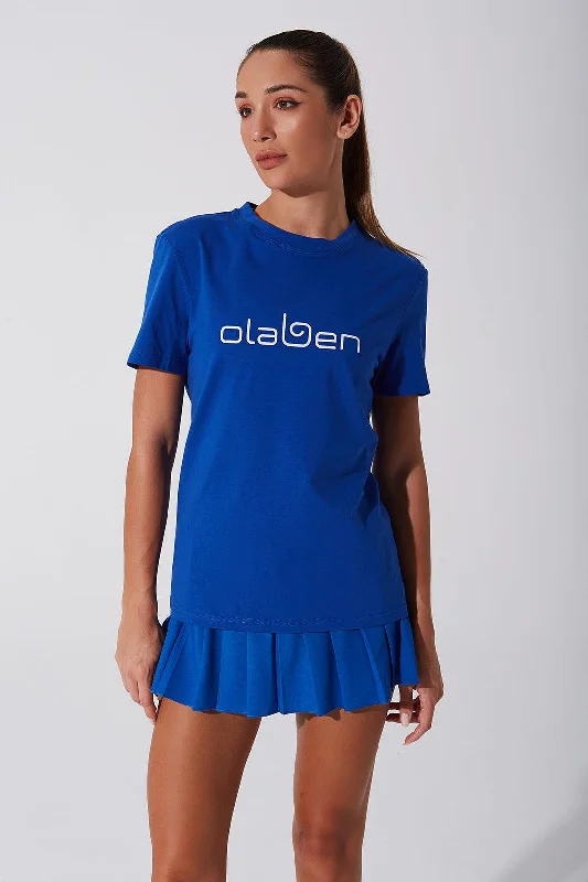 Weekend Bargains to Savor Unisex Olaben Tee - Blue