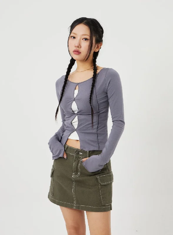 The Best Deal Cut Out Top CF328