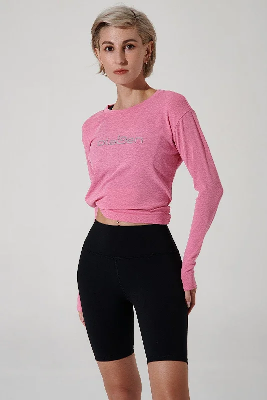 New Deal Emmy Long Sleeves Top - Pink