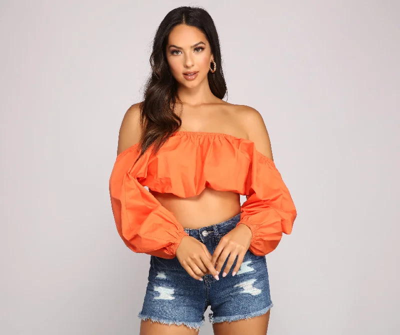 Weekend Savings Delight Effortless And Chic Crop Top