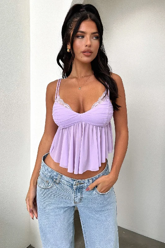 Weekend Wonders Await! Alaria Crop - Lilac