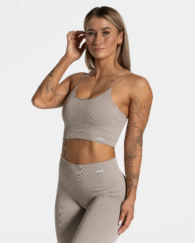 Weekend Deals That Sizzle Elegant Strap Top "Stone"