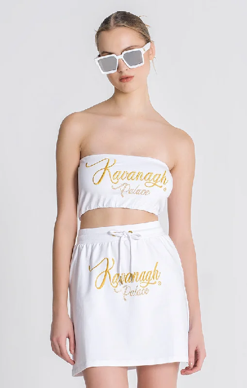 Year-End Deals White Carats Crop top