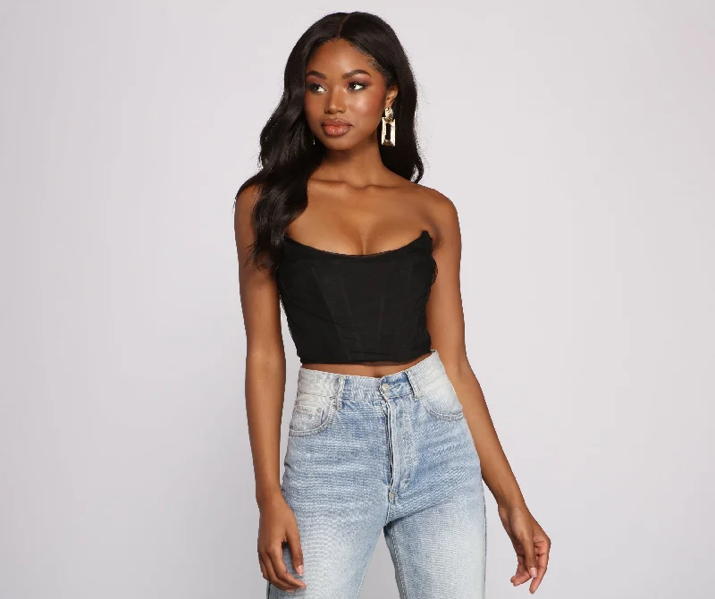 Weekend Bargains to Celebrate The Classic Cropped Corset Top
