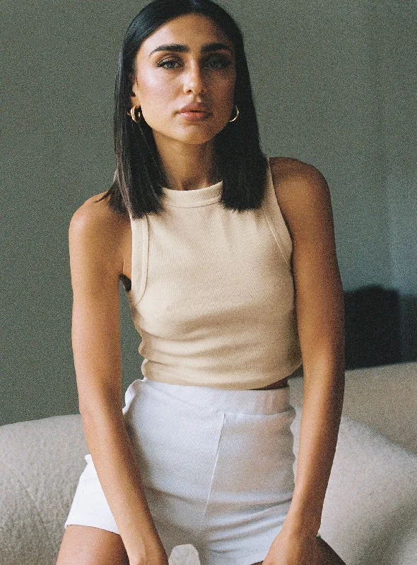 Unmissable Sale Classic Tank Top Cream