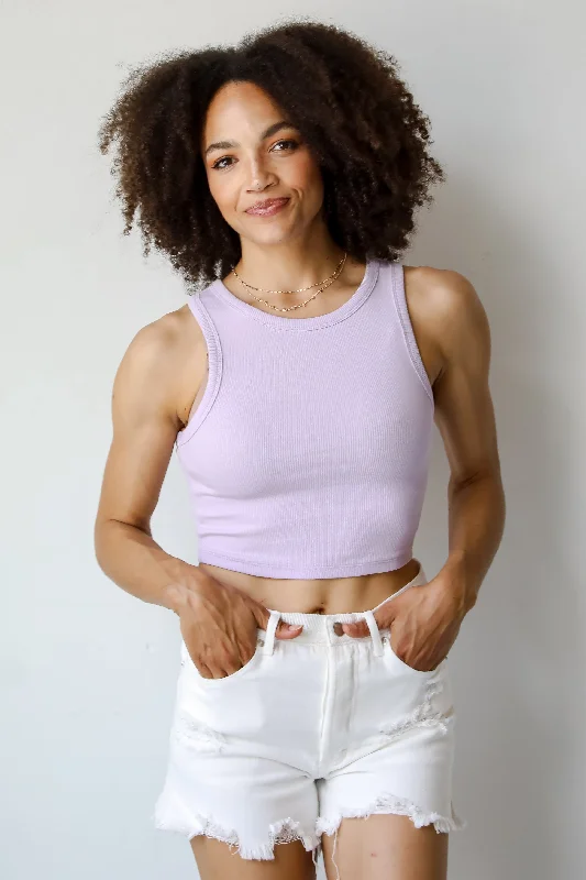 Low Price Lydia Everyday Cropped Tank - DU DEAL