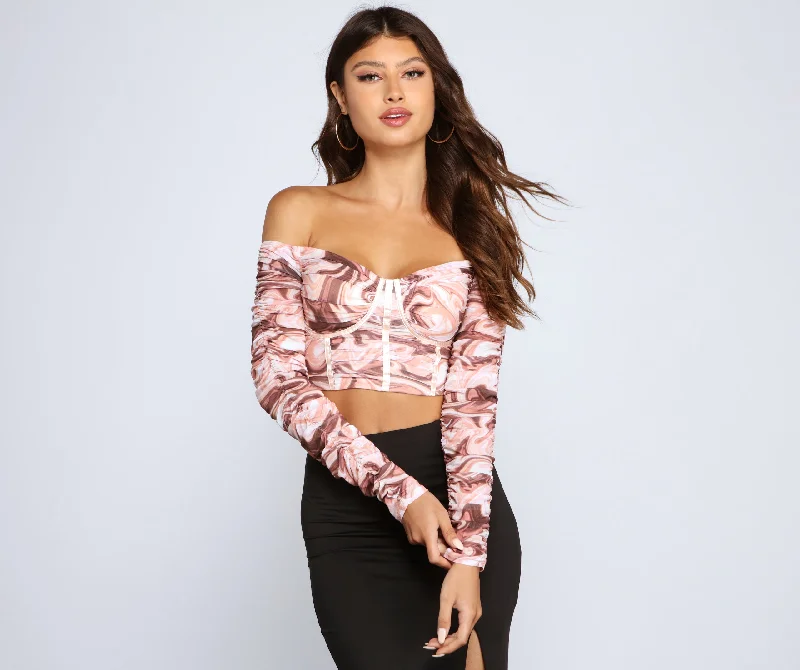 Flash Sale Stunning Vibes Corset Crop Top