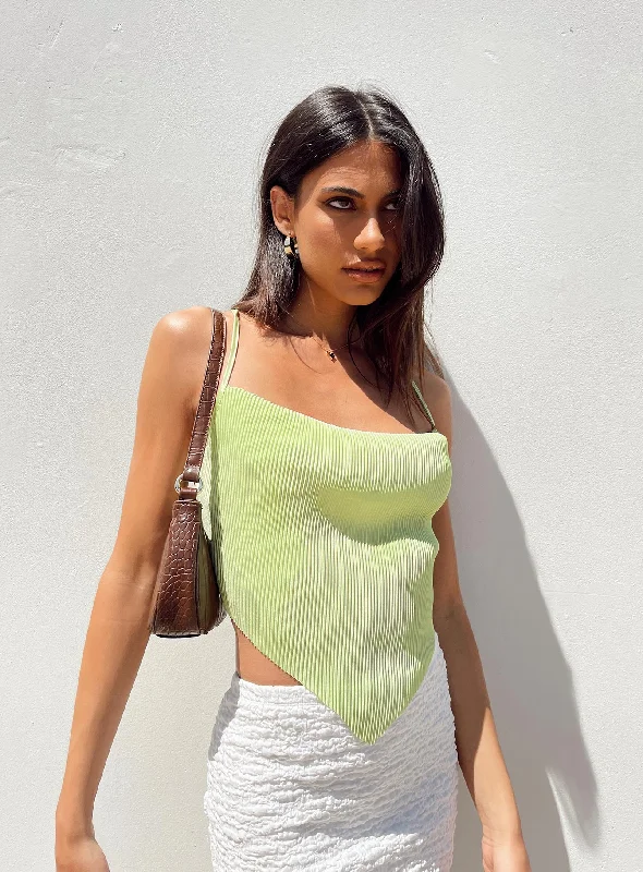 Weekend Deals That Spark Julia Plisse Top Green