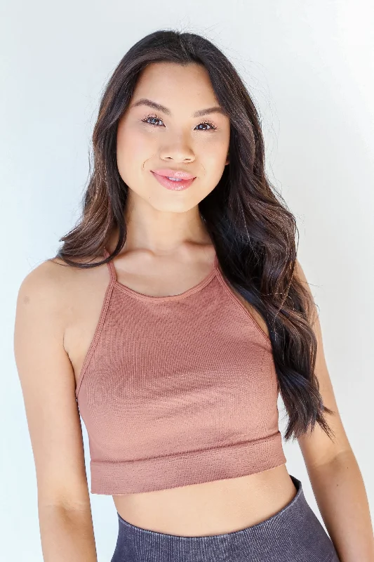 Online Exclusive FINAL SALE - Seamless Cropped Ribbed Tank