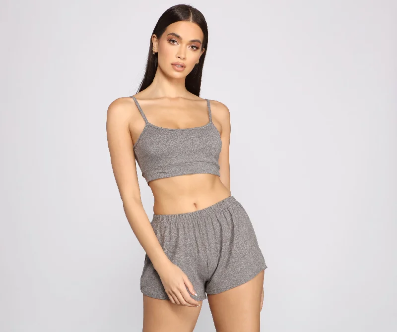 Weekend Discounts Worth Grabbing Catching Cozy Vibes Cropped Pajama Tank