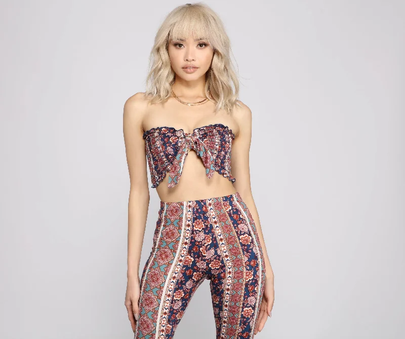 Unmissable Offer Wanderlust Beauty Smocked Tube Top