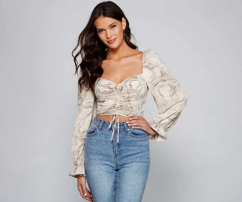 Weekend Discounts to Snag Trendy Moment Drawstring Crop Top