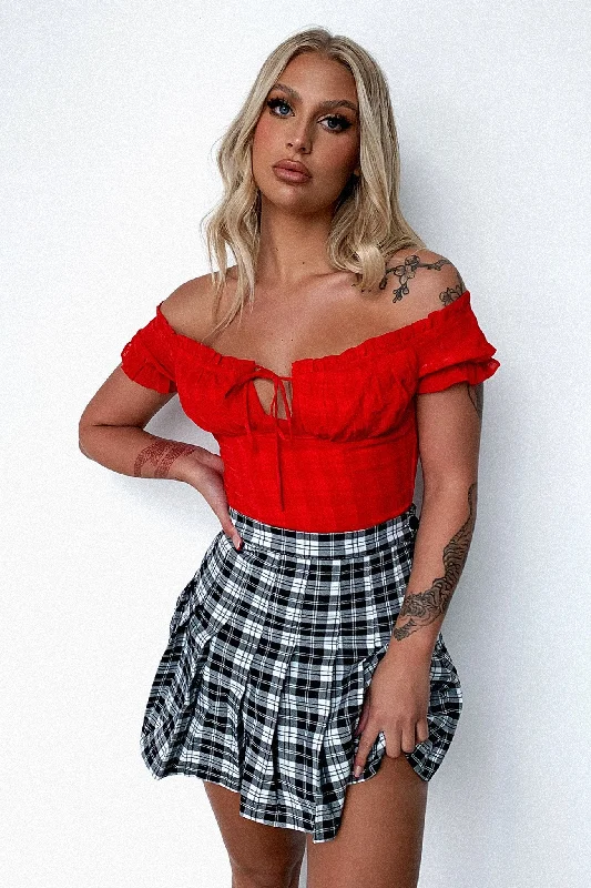 Bonus Offer Frenchie crop - Red