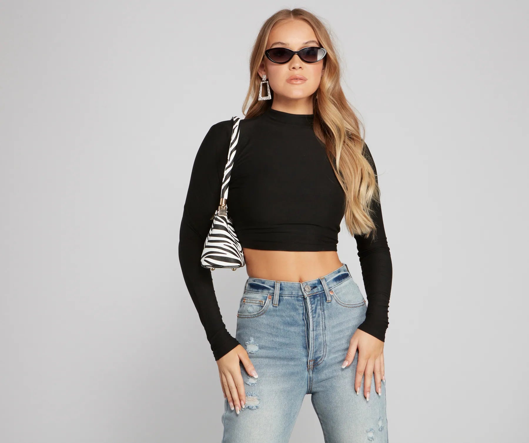 Great Deal Second Look Open Back Crop Top