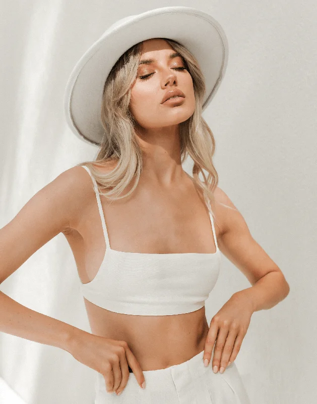 Deep Savings Cairo Crop Top (Beige)