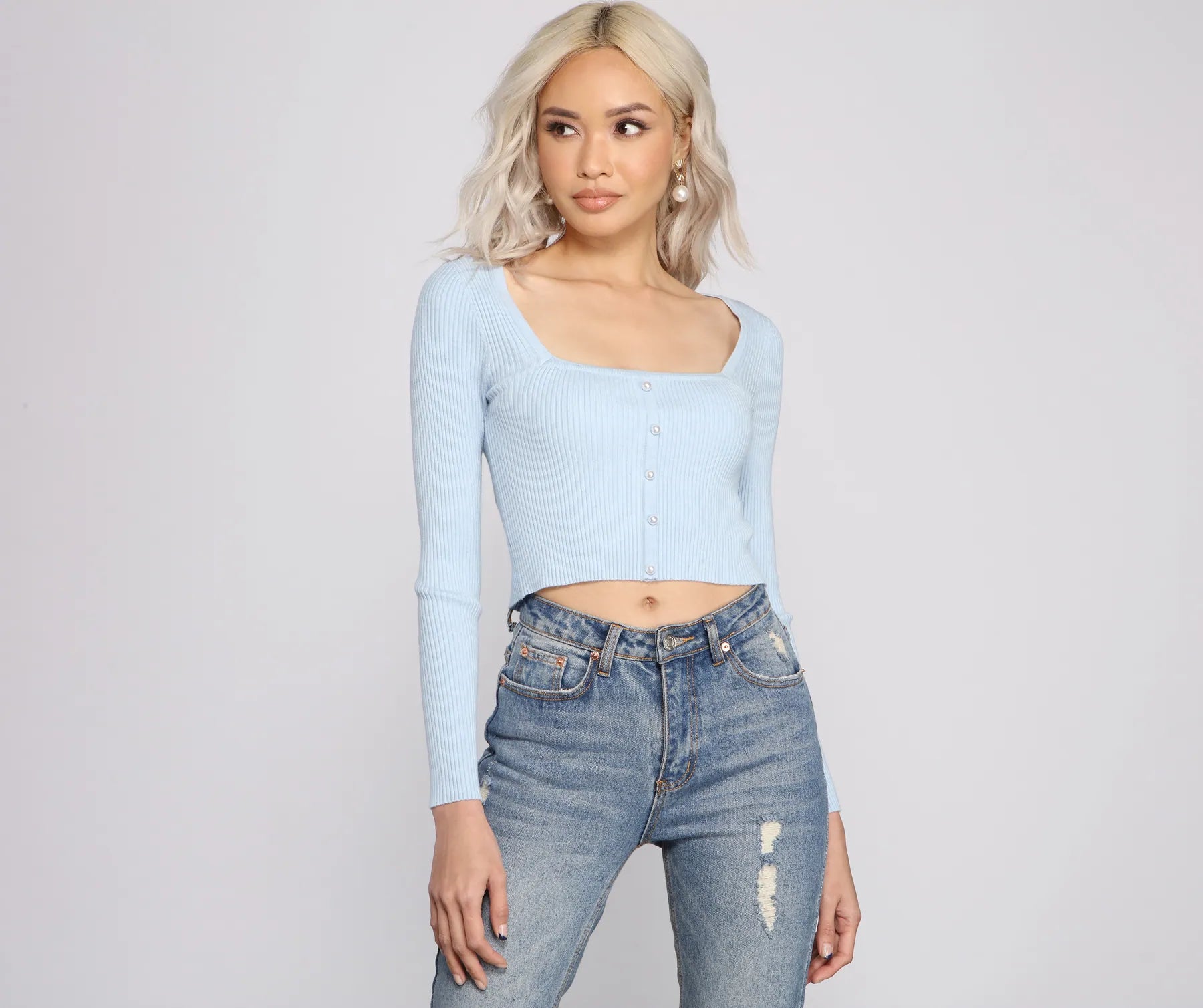 Weekend Deals That Dazzle Trendy Girl Ribbed Knit Crop Top