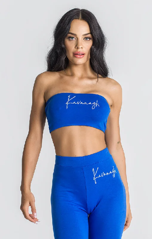 Weekend Bargains Await You Blue Thunder Crop Top
