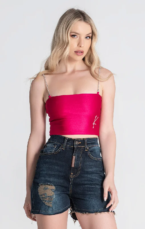 Deal of the Day Pink Thunder Crop top