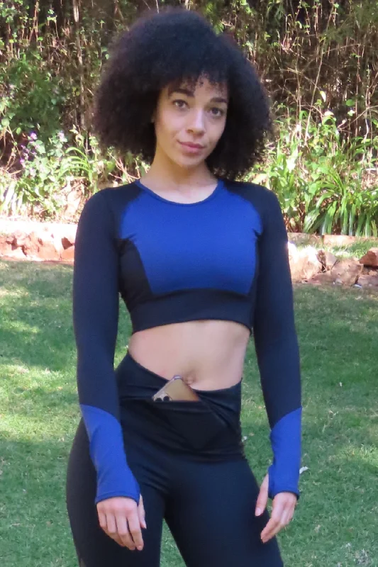 Weekend Offers That Shine AR 1979 - LONG SLEEVE CROP TOP