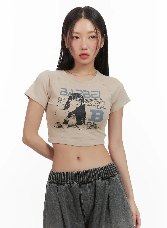 Buy Today Graphic Crop Top CY420