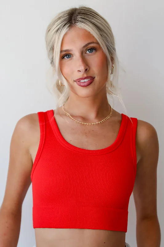 Steal Deal FINAL SALE - Easy On Me Seamless Cropped Tank