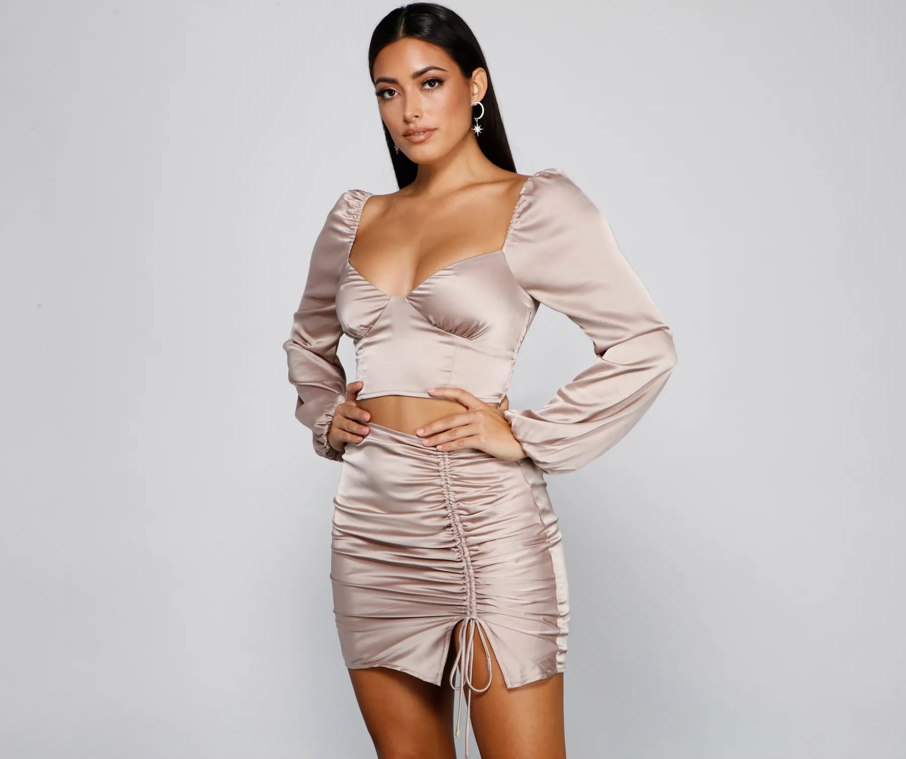 Unmissable Sale Dreamy And Chic Satin Crop Top