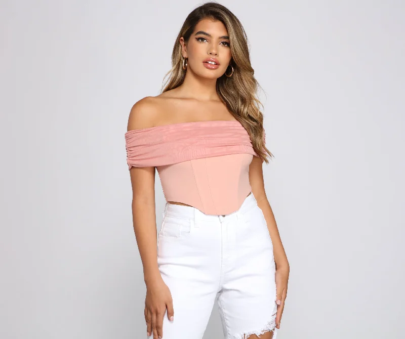 Weekend Specials to Enjoy Picture Perfect Off The Shoulder Bustier