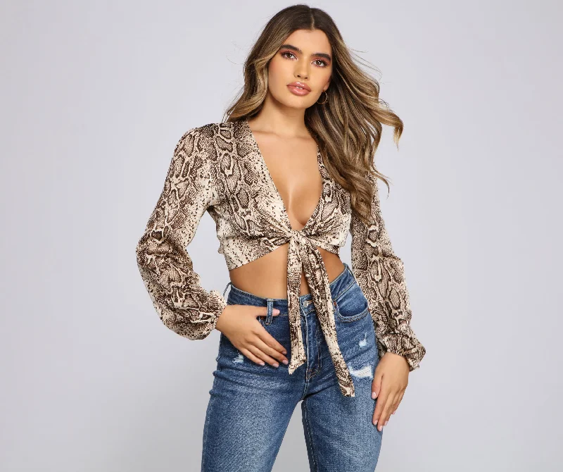 Weekend Bargains to Love Sassy Style Tie-Front Top