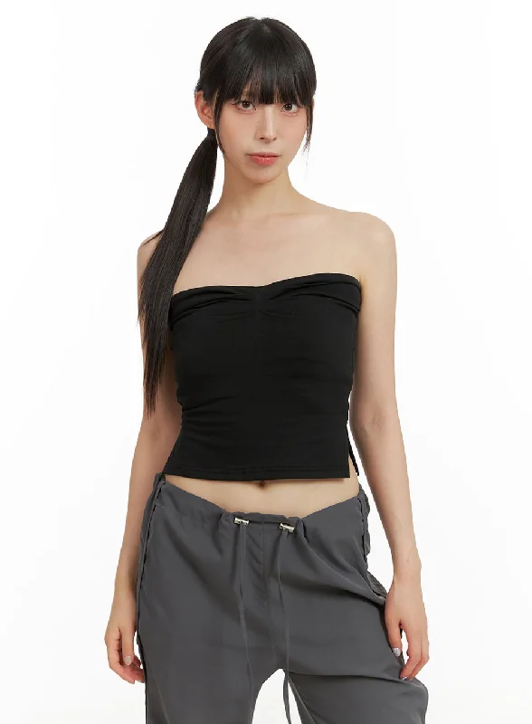 Unmissable Sale Shirred Tube Top CU424