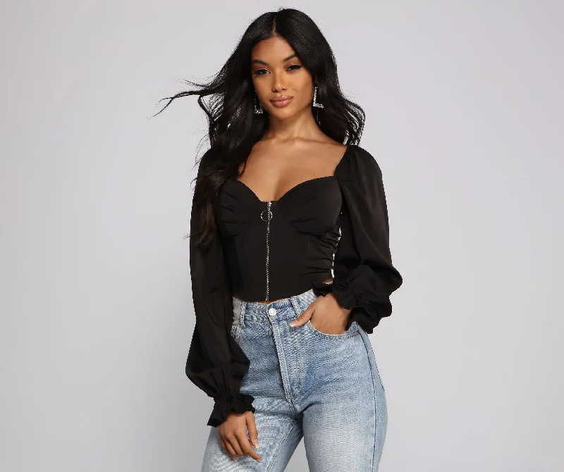 Weekend Deals That Impress Sultry Stunner Corset Crop Top