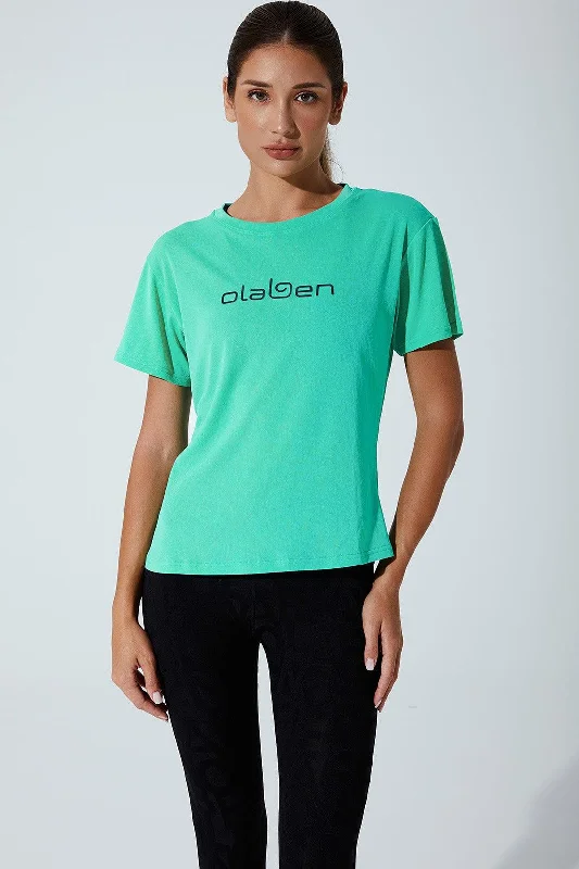 Weekend Sale: Don't Miss Out Olaben Athletic Tee - Downy Green