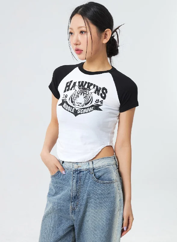 Flash Sale Tiger Two Color Tee CM330