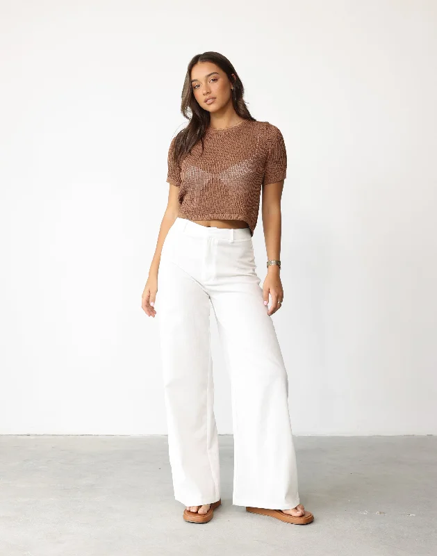 Pay Less Niana Top (Mocha)