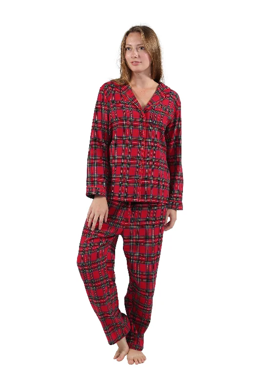 Exclusive Weekend Offers Inside 100% Cotton Yarn Dyed Plaid Flannel Pajama Set