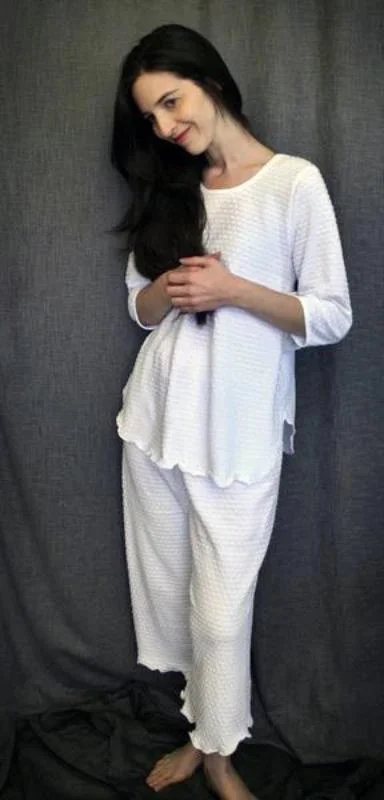 Weekend Savings Bonanza 3/4 Sleeve Long Top & Palazzos Dot Collection