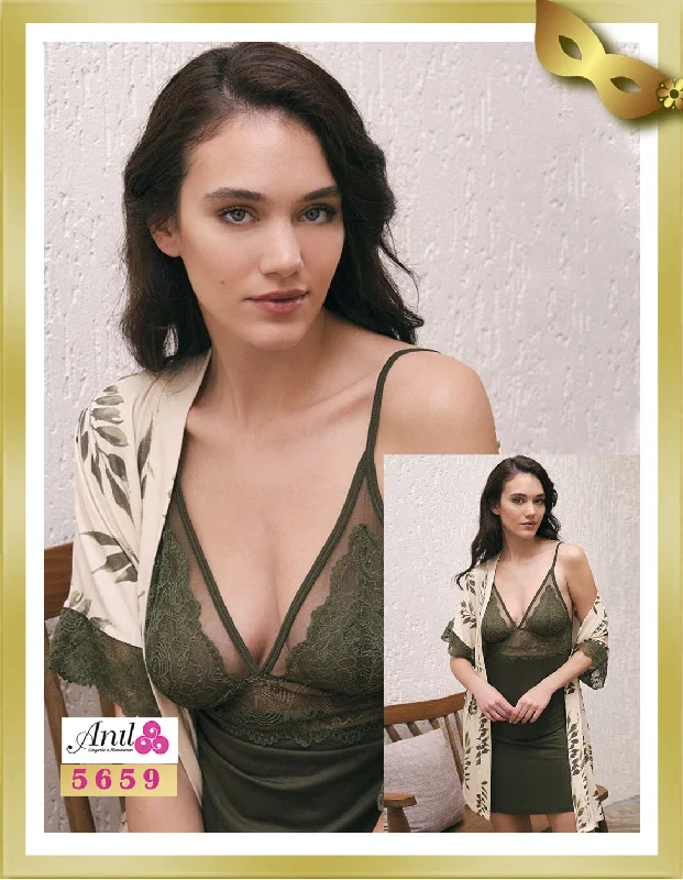 Weekend Offers That Excite Floral Printed Robe and Short Nightgown Set 5659