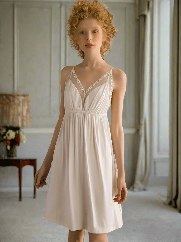 Closeout Deal Annette Sleepwear, Cotton, White S, M, L