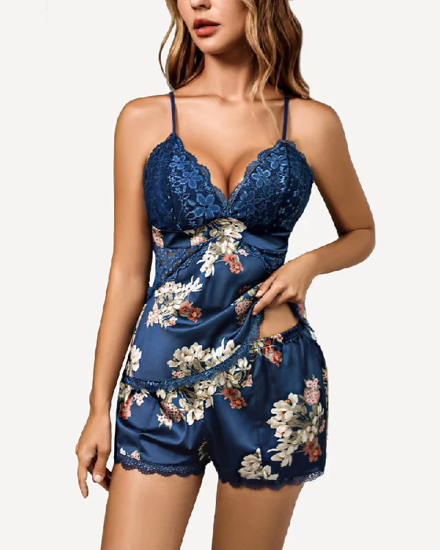 Navy Floral