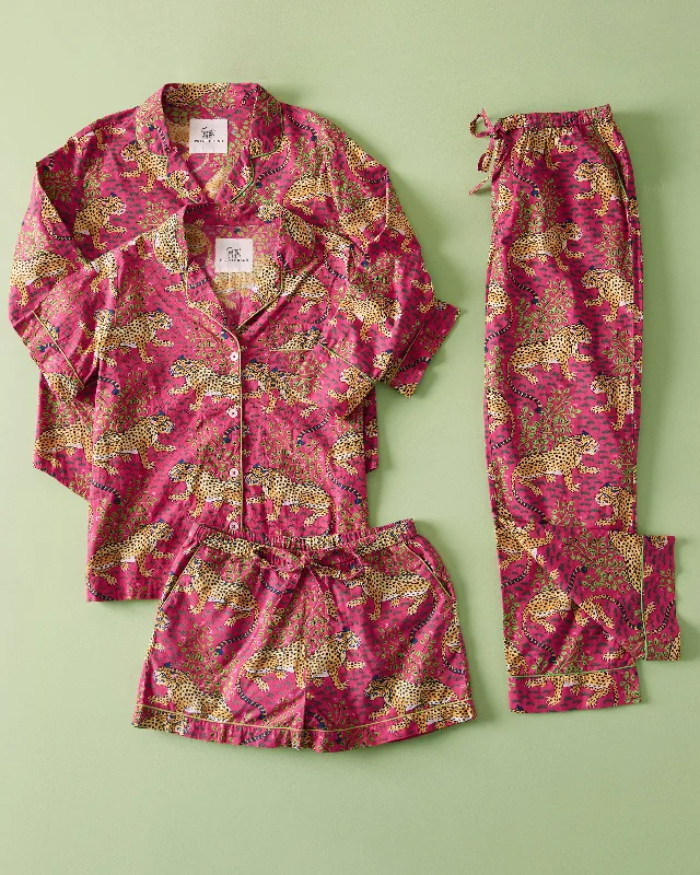 Now or Never Bagheera - 4-Piece Mix & Match Set - Hot Pink