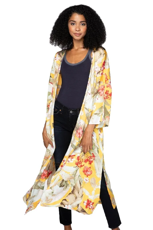 Deal Alert Bed to Brunch Kimono Robe in Golden Hour Print